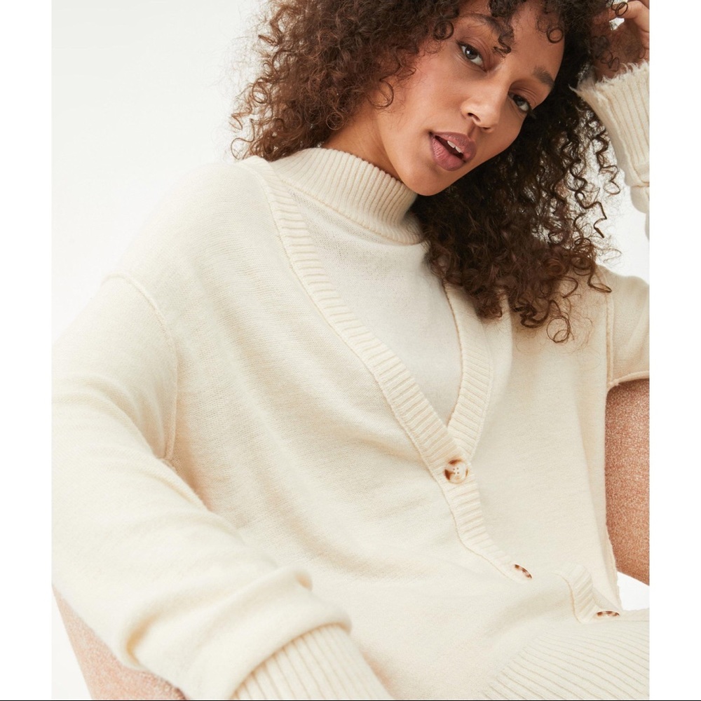 Michael Stars Greta Raw Edge Cardigan